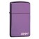 Зажигалка ZIPPO Slim® с покрытием Abyss™, латунь/сталь, фиолетовая, 30x10x55 мм