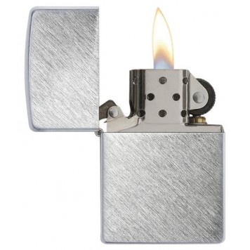 Зажигалка ZIPPO с покрытием Herringbone Sweep, латунь/сталь, серебристая, матовая, 38x13x57 мм-1