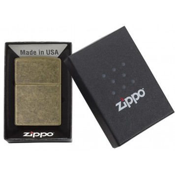 Зажигалка ZIPPO, с покрытием Anitque Brass™, медь/сталь, матовая, 38x13x57 мм-2