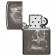 Зажигалка ZIPPO Skull Design с покрытием Black Ice®, латунь/сталь, черная, 38x13x57 мм