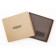 Портмоне ZIPPO, коричневое, натуральная кожа / холщовая ткань, 11x1,5x10,5 см