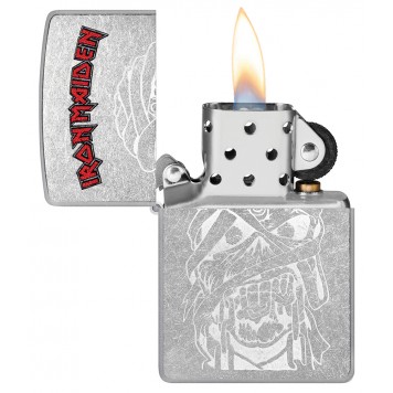 Зажигалка ZIPPO Iron Maiden с покрытием Street Chrome, латунь/сталь, серебристая, 38x13x57 мм-2