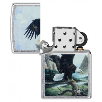 Зажигалка ZIPPO Linda Picken с покрытием Street Chrome, латунь/сталь, серебристая, 38x13x57 мм-3