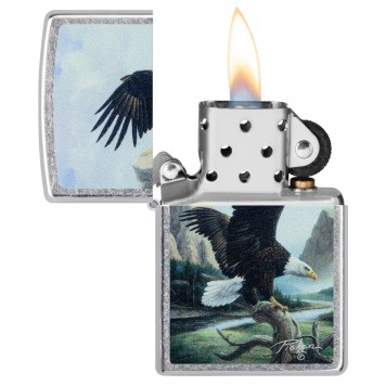 Зажигалка ZIPPO Linda Picken с покрытием Street Chrome, латунь/сталь, серебристая, 38x13x57 мм-2