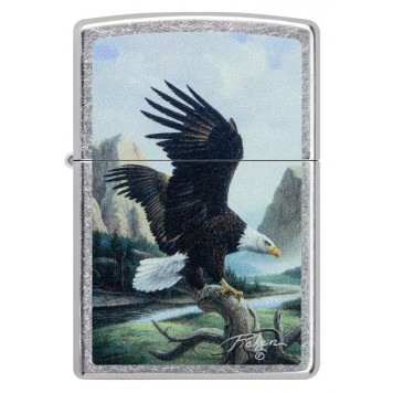 Зажигалка ZIPPO Linda Picken с покрытием Street Chrome, латунь/сталь, серебристая, 38x13x57 мм-1