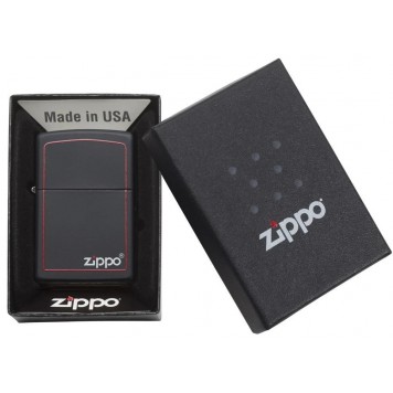 Зажигалка ZIPPO Classic с покрытием Black Matte, латунь/сталь, чёрная, матовая, 38x13x57 мм-1