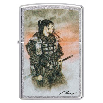 Зажигалка ZIPPO Luis Royo с покрытием Street Chrome, латунь/сталь, серебристая, 38x13x57 мм-1