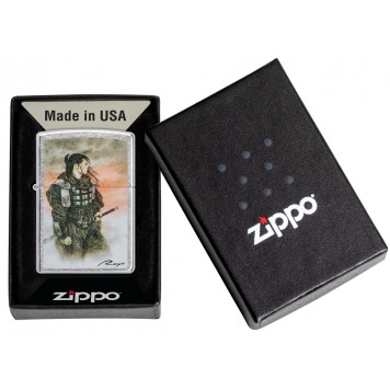 Зажигалка ZIPPO Luis Royo с покрытием Street Chrome, латунь/сталь, серебристая, 38x13x57 мм-5