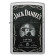 Зажигалка ZIPPO Jack Daniels® с покрытием Street Chrome, латунь/сталь, серебристая, 38x13x57 мм