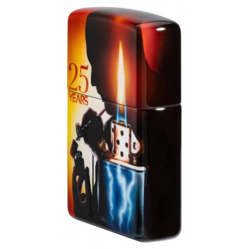 Зажигалка ZIPPO Mazzi с покрытием 540 Matte, латунь/сталь, разноцветная, матовая, 38x13x57 мм-1