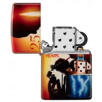 Зажигалка ZIPPO Mazzi с покрытием 540 Matte, латунь/сталь, разноцветная, матовая, 38x13x57 мм-2