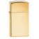 Зажигалка ZIPPO Slim® с покрытием High Polish Brass, латунь/сталь, золотистая, 29x10x60 мм