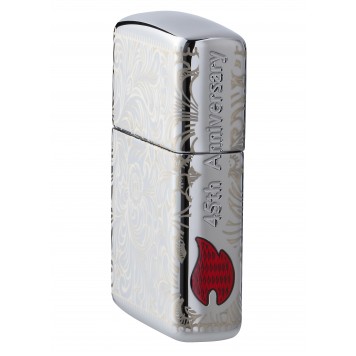 Зажигалка ZIPPO Armor™ с покрытием High Polish Chrome, латунь/сталь, чёрная, глянцевая, 36x12x56 мм-2