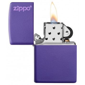 Зажигалка ZIPPO Classic с покрытием Purple Matte, латунь/сталь, фиолетовая, матовая, 38x13x57 мм-2