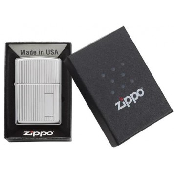 Зажигалка ZIPPO Classic с покрытием High Polish Chrome, латунь/сталь, серебристая, 38x13x57 мм-4