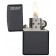 Зажигалка ZIPPO Classic с покрытием Black Matte, латунь/сталь, чёрная, матовая, 38x13x57 мм
