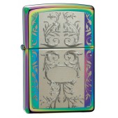 Зажигалка ZIPPO Filigree с покрытием Spectrum™, латунь/сталь, разноцветная, глянцевая,