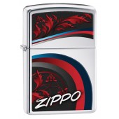 Зажигалка ZIPPO Classic с покрытием High Polish Chrome, латунь/сталь, серебристая, 38x13x57 мм