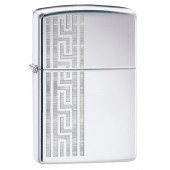 Зажигалка ZIPPO Classic с покрытием High Polish Chrome, латунь/сталь, серебристая, 36x12x56 мм