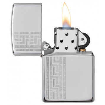 Зажигалка ZIPPO Classic с покрытием High Polish Chrome, латунь/сталь, серебристая, 36x12x56 мм-1