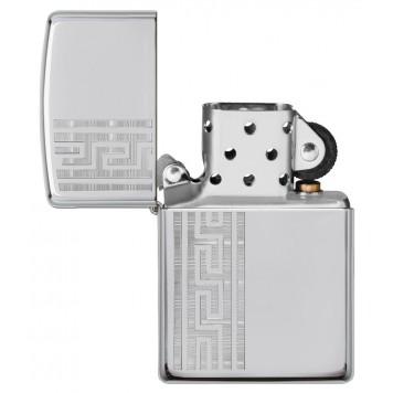 Зажигалка ZIPPO Classic с покрытием High Polish Chrome, латунь/сталь, серебристая, 36x12x56 мм-2