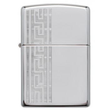 Зажигалка ZIPPO Classic с покрытием High Polish Chrome, латунь/сталь, серебристая, 36x12x56 мм-4