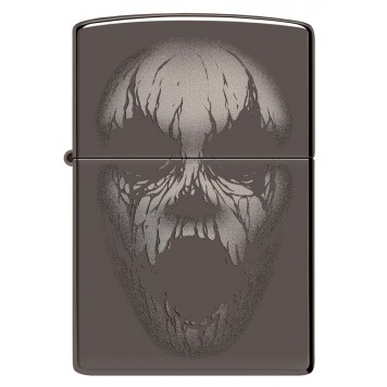 Зажигалка ZIPPO Screaming Monster с покрытием Black Ice®, латунь/сталь, черная, 38x13x57 мм-1