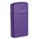 Зажигалка ZIPPO Slim® с покрытием Purple Matte, латунь/сталь, фиолетовая, матовая, 29x10x60 мм