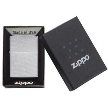 Зажигалка ZIPPO Classic с покрытием Chrome Arch, латунь/сталь, серебристая, матовая, 38x13x57 мм-4