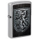 Зажигалка ZIPPO Dragon Design с покрытием Street Chrome, латунь/сталь, серебристая, 38x13x57 мм