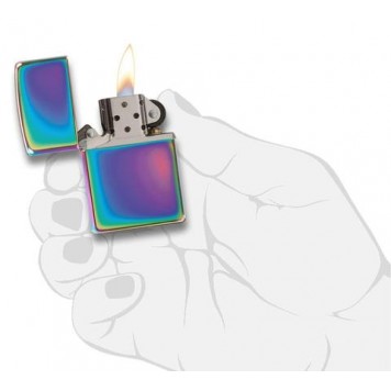 Зажигалка ZIPPO Classic с покрытием Spectrum™, латунь/сталь, разноцветная, глянцевая, 38x13x57 мм-3