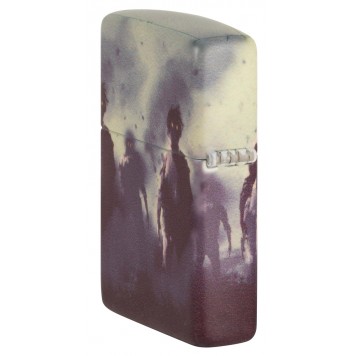 Зажигалка ZIPPO Zombie Design с покрытием 540 Matte, латунь/сталь, белая, матовая, 38x13x57 мм-8