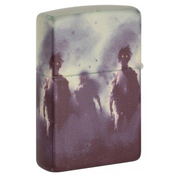 Зажигалка ZIPPO Zombie Design с покрытием 540 Matte, латунь/сталь, белая, матовая, 38x13x57 мм-6