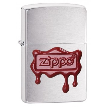 Зажигалка ZIPPO Classic с покрытием Brushed Chrome, латунь/сталь, серебристая, матовая, 36x12x56 мм