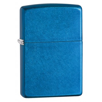 Зажигалка ZIPPO Classic с покрытием Cerulean™, латунь/сталь, синяя, глянцевая, 36x12x56 мм