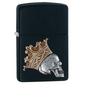 Зажигалка ZIPPO Classic с покрытием Black Matte, латунь/сталь, чёрная, матовая, 36x12x56 мм