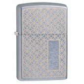 Зажигалка ZIPPO Classic с покрытием Street Chrome™, латунь/сталь, серебристая, матовая, 38x13x57 мм