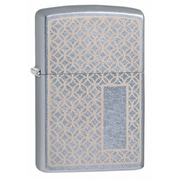 Зажигалка ZIPPO Classic с покрытием Street Chrome™, латунь/сталь, серебристая, матовая, 38x13x57 мм