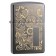 Зажигалка ZIPPO Classic с покрытием Black Ice®, латунь/сталь, чёрная, глянцевая, 36х12х56 мм