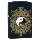 Зажигалка ZIPPO Classic с покрытием Black Matte, латунь/сталь, чёрная, матовая, 38x13x57 мм