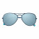 Очки солнцезащитные ZIPPO, унисекс, синие, оправа из меди