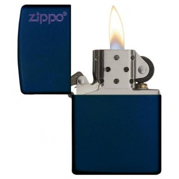 Зажигалка ZIPPO Classic с покрытием Navy Matte, латунь/сталь, синяя, матовая, 38x13x57 мм-2