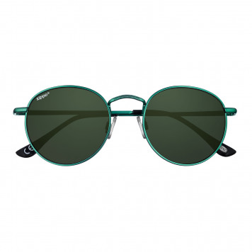 Очки солнцезащитные ZIPPO, унисекс, зеленые, оправа из меди-1