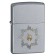 Зажигалка ZIPPO Classic с покрытием Satin Chrome™, латунь/сталь, серебристая, матовая, 36x12x56 мм