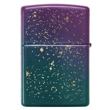 Зажигалка ZIPPO Starry Sky с покрытием Iridescent, латунь/сталь, фиолетовая, матовая, 38x13x57 мм-3