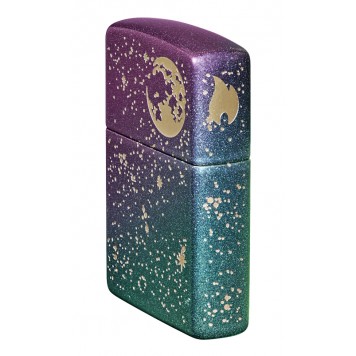 Зажигалка ZIPPO Starry Sky с покрытием Iridescent, латунь/сталь, фиолетовая, матовая, 38x13x57 мм-5