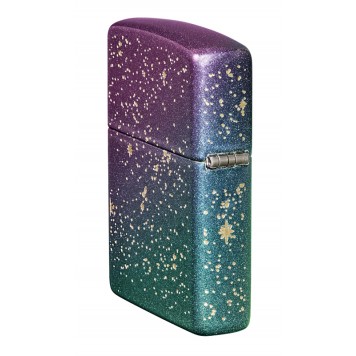 Зажигалка ZIPPO Starry Sky с покрытием Iridescent, латунь/сталь, фиолетовая, матовая, 38x13x57 мм-4