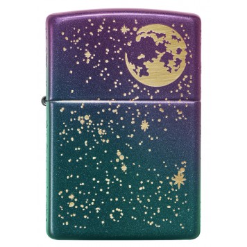 Зажигалка ZIPPO Starry Sky с покрытием Iridescent, латунь/сталь, фиолетовая, матовая, 38x13x57 мм-8