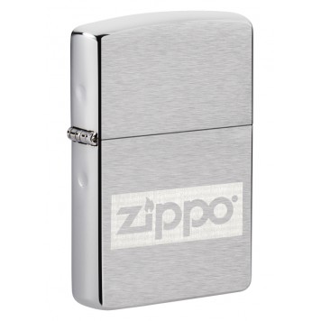 Подарочный набор ZIPPO: фляжка 89 мл и зажигалка, латунь/сталь, серебристый, в коробке с подвесом-1