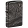 Зажигалка ZIPPO Marble Pattern с покрытием High Polish Black, латунь/сталь, чёрная, 38x13x57 мм